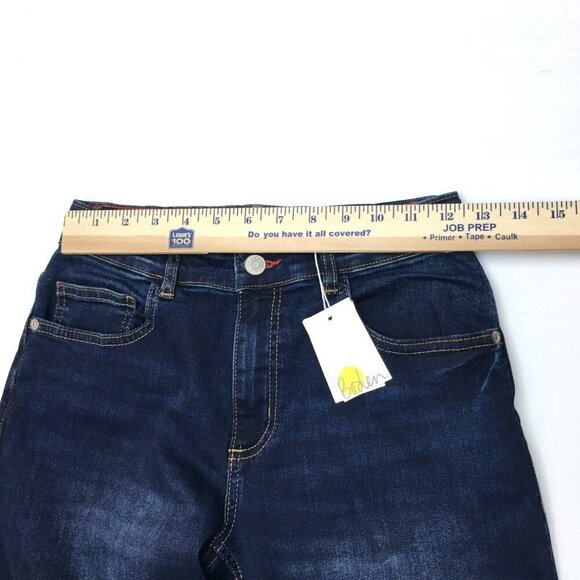 NEW Boden Girls Straight Leg Jeans Dark Wash Stretch size 13 length 28" - Picture 4 of 8